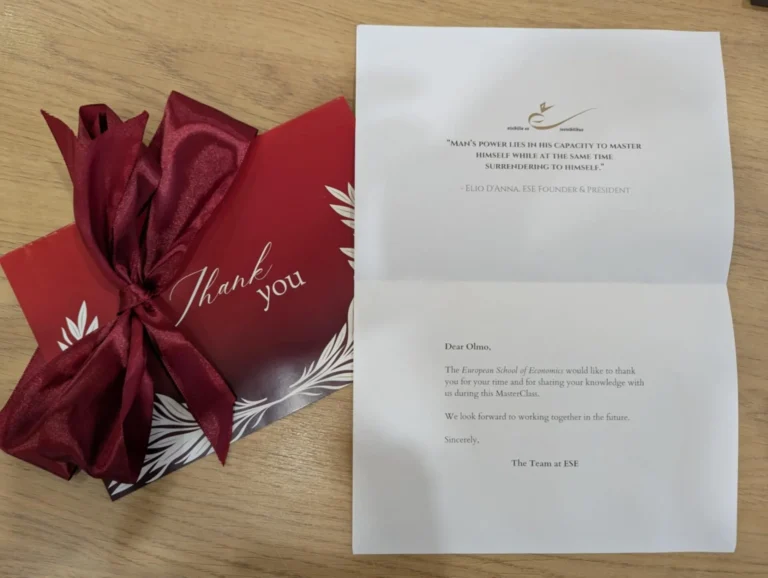 Level Entrepreneurship - European School of Economics ESE Madrid